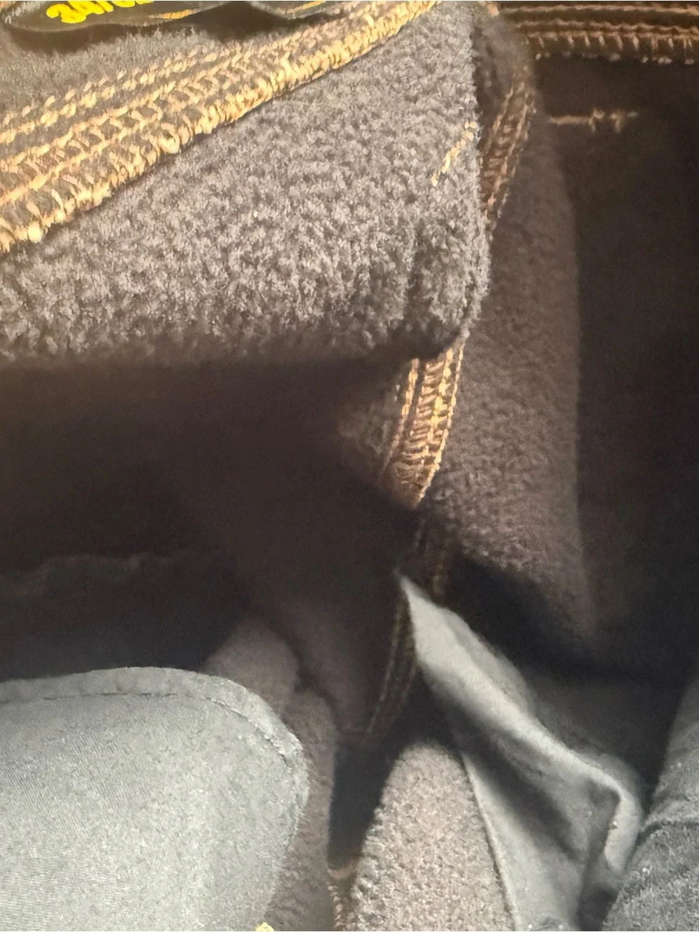 CAT Caterpillar Men's Fleece-Lined Canvas Work Pants in Tan - Picture 5 of 6